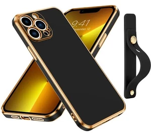 Do iPhone 13 Pro Max 6,7" Odporne na wstrząsy wytrzymałe hybrydowe wytrzymałe etui + pasek - Zdjęcie 1 z 10