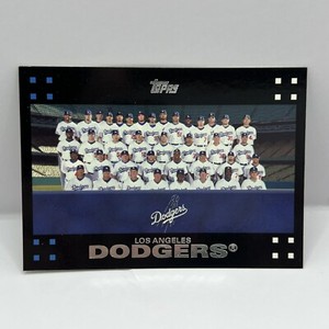 2007 Topps Baseball Los Angeles Dodgers Team Card Base #603
