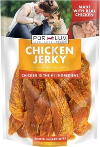 Chicken Jerky Dog Treats, Rawhide-Free, Made with Real Breast, Healthy, Long-Las - Picture 1 of 3