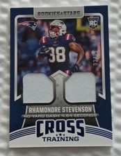 Rhamondre Stevenson RC Dual Jersey Relic 2021 Rookies & Stars Cross Training /25