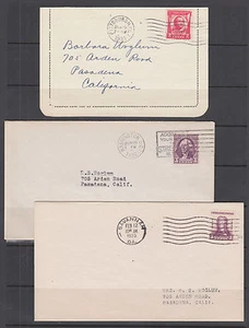US Sc 690, 720, 726 FDCs, 1931-33 issues, 3 different, no cachets - Picture 1 of 1