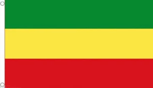 RASTAFARIAN FLAG 5' x 3' Old Ethiopian Ethiopia No Star Rastafari Rasta Festival - Picture 1 of 1