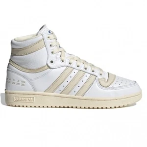UK size 7.5 - adidas originals top ten hi top leather trainers - rare - gz8941 - Picture 1 of 3