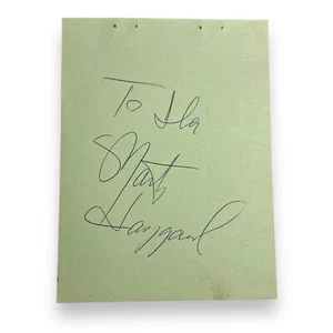 Marty Haggard - Signed Autograph 1980s Vintage Album Page! Son of Merle Haggard - Picture 1 of 2