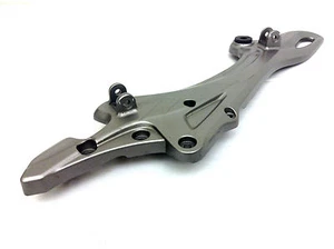SUZUKI 2013 2014 SFV650 GLADIUS RIGHT FOOTREST BRACKET SILVER - 2,898 MILES - Picture 1 of 8