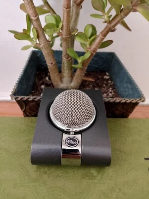 Blue Snowflake USB Desktop Portable Condenser Microphone Sounds Great - Image 1 of 4