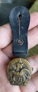 Vintage Anheuser Busch Hutclip A&Adler Budweiser Halter Messing Pre Pro - Bild 1 von 10