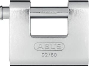 ABUS 92/80 Monoblock Vorhängeschloss - geschützte Fessel - anders verschlüsselt - Bild 1 von 2