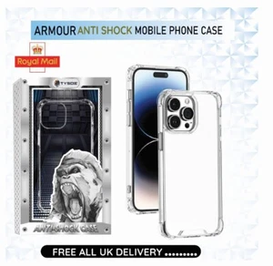 Stoßfeste durchsichtige Antiburst-Harthülle für iPhone 6 7 8 XR XS 11 12 Pro Max 13 14 - Bild 1 von 8