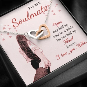 Necklace To My Soulmate (Wife, Girlfriend, Fiance)- Birthday,Anniversary,Wedding - Picture 1 of 15