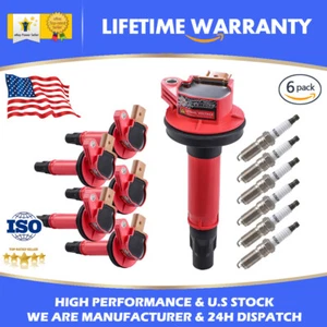 High Performance UF646 Ignition Coil & Iridium Spark Plug For Ford Explorer F150 - Picture 1 of 18