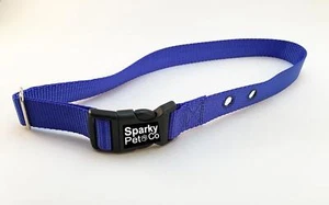 Correa universal de nailon Sparky Pet de 3/4" para perro con 2 orificios de 1,25" de distancia - Imagen 1 de 1