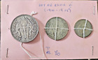 Thailand 1910 - 1925 Silver 1, 1/2 and 1/4 Baht 3 Coin Elephant Set