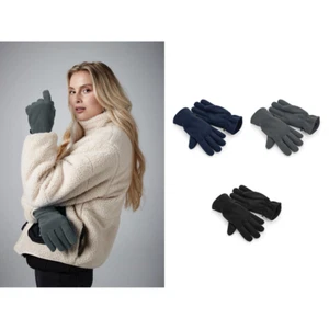 Beechfield guantes de polar reciclados b298r - etiqueta ultra térmica de la rotu - Imagen 1 de 9