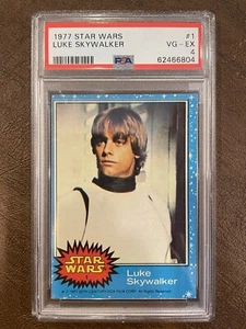 1977 Topps Star Wars Luke Skywalker #1 PSA 4 Rookie RC Freshly Graded New Holder - Picture 1 of 2