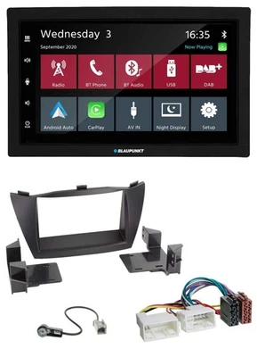 Blaupunkt DAB Bluetooth USB MP3 2DIN Autoradio für Hyundai Tucson 2010-2015 - Bild 1 von 4