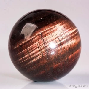 44g31mm Esfera Ojo de Tigre Rojo Bola de Cristal Cuarzo Natural Piedras Preciosas Curativas Chakra - Imagen 1 de 9
