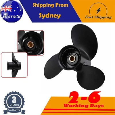 Boat Propeller 9 1/4"x9" For Mercury 9.9-20HP Tohatsu Engine 9.9HP/15HP/18HP AU - image 1 of 4