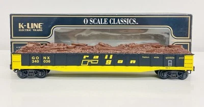 K-Line RailGon Classic Gondola w/ Junk Load K652-8011 LN - Image 1 of 4