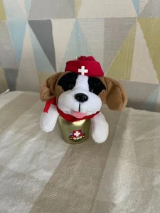 Bernhardiner Plüsch Schweiz Kuhglocke Souvenir - Bild 1 von 6
