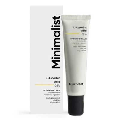 Minimalist 8% L-Ascorbic Acid Lip Treatment Balm With Vitamin E & Glycerin 12gm - Image 1 of 4