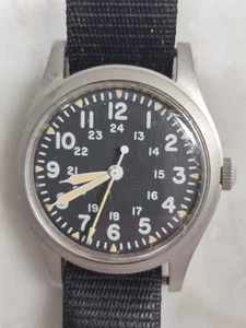 1982 Hamilton GG-W-113 Military Issue Uhr - 17J Mechanisch - Original Zifferblatt - Bild 1 von 15