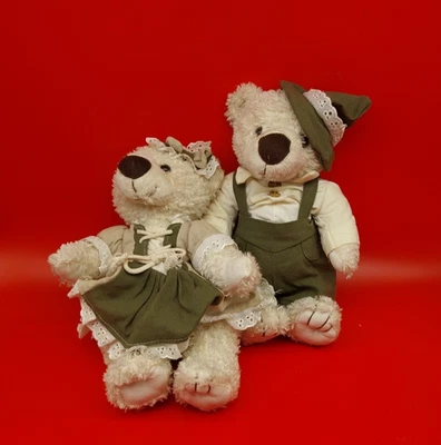 Teddy-Paar "Heidi & Geißenpeter"  in Almtracht, super weich und kuschelig - Bild 1 von 3