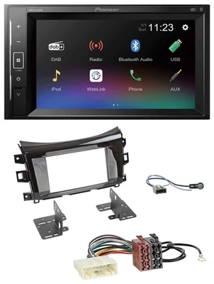 Pioneer DAB MP3 2DIN Bluetooth USB Autoradio für Nissan Navarra D231 2016-2022 R - Bild 1 von 4