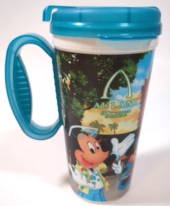 Disney Aulani Hawaii Resort Blue Mickey Stitch Travel Tumbler W Lid Mug - Picture 1 of 7