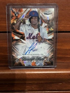 2025 Topps Chrome Sapphire🔥Luisangel Acuna(RC)🔥Sapphire Selections Auto🔥25/25 - Picture 1 of 4