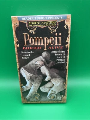 Readers Digest - Ancient Mysteries -Pompeii Buried Alive VHS Leonard Nimoy NEW - Image 1 of 4