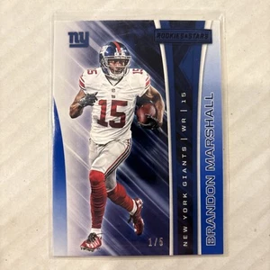 Brandon Marshall 2017 Panini Rookies & Stars negro y azul 1/5 Giants #99 - Imagen 1 de 2