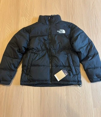 Chaqueta acolchada North Face 700 para hombre grande negra Foto 1 de 4