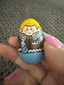 Hasbro Weeble Wobbles Pilot 1973 vintage con chaqueta de bombardero - Imagen 1 de 2