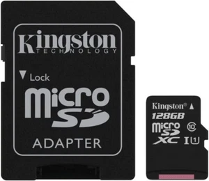 Kingston Canvas Select (SDCS/128GB) MicroSDClass 10 UHS-I Speeds Up to 80 MB/s R - Picture 1 of 1