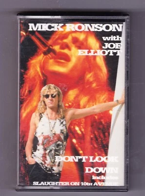 Mick Ronson With Joe Elliott Don't Look Down UK Cassette Single - Image 1 of 2