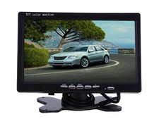 Monitor LCD 7.0 Pollici Auto retromarcia Con Telecomando 2 Ingressi AV Per Video