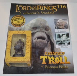 EAGLEMOSS LORD OF THE RINGS #116 CATAPULT TROLL AT PELENNOR FIELDS FIGURINE - Picture 1 of 2
