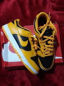 Nike Dunk Low Retro Goldenrod Black Yellow Size UK 10 - Picture 1 of 8