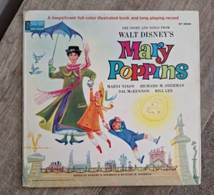 Vintage - Walt Disney’s Mary Poppins - Vinyl Record Album - 1964 ST-3922 LP - Picture 1 of 5