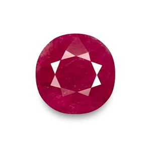 MOGOK BURMA Ruby 13.94 Ct. Natural Untreated OVAL Deep Pinkish Red LARGE Loose - Picture 1 of 6