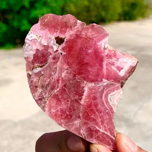 83G Rhodochrosite Crystal Slab Slice AAA+ : Love / Compassion / Light Argentina - Picture 1 of 21