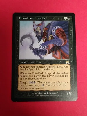 Magic the Gathering 1x EBONBLADE REAPER - Onslaught - MtG Black Rare NM Creature - Image 1 of 2