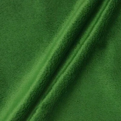 Faux Fur Soft Solid Minky Fabric By The Yard Mint Green - Image 1 of 4