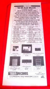 Sanford Ponder/George Winston/Alex De Grassi ORIG 1986 Press/Mag ADVERT 17"x 6" - Imagen 1 de 3