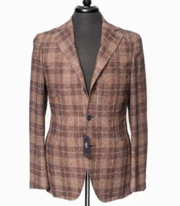 Sartore Loro Piana Zelander Dream Alpaca 3/2 Roll Unconstructed Jacket 50 38-40R - Picture 1 of 7