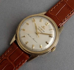 JAEGER LECOULTRE MASTER MARINER Automatic 10K Gold Gents Vintage Watch 1960 - Picture 1 of 9