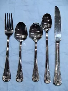 WALLACE SILBER Markenware ""Reflexionen"" Art Deco Neu aus altem Lagerbestand Edelstahl Korea Besteck - Bild 1 von 8
