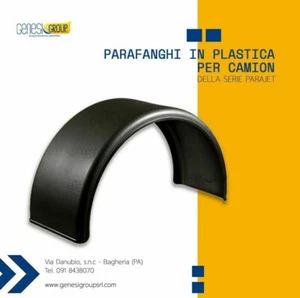 PARAFANGO RUOTA POSTERIORE PLASTICA UNIVERSALE Iveco Daily NISSAN ISUZU 40 - Foto 1 di 4