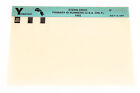 OEM Yamaha XM001-42 1992 USA Stern Drive Primary ID Numbers Microfiche